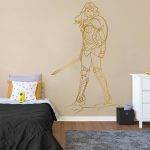 Wonder Women Wall Decal - Gold Foil