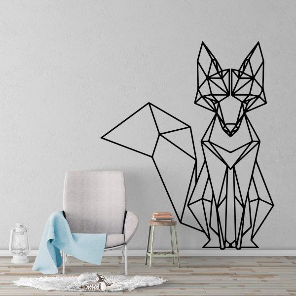 Fox Geometric Wall Decal