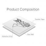 Fox Geometric Wall Decal - Product Composition
