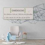 Abstract Art Wall Decal - Dimensions