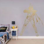 Boba Fett Wall Sticker - Gold Foil