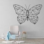 Butterfly Geometric Wall Decal