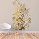 Disney Castle Wall Decal - Gold Foil
