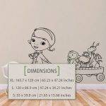 Doc Mcstuffins Wall Decal - Dimensions