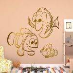 Finding Nemo Wall Decal - Gold Foil