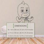 Gekko Wall Decal - Dimensions