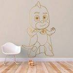 Gekko Wall Decal - Gold Foils