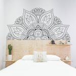 Intricate Mandala Wall Sticker - Half