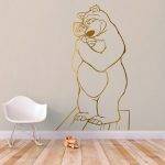 Masha and the Bear Wall Decal - Gold Foil