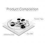 Mickey and Minnie Wall Decal - Product Composition