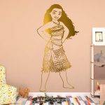 Moana Wall Decal - Gold Foil