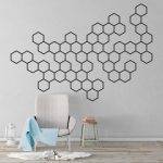 Molecules Geometric Wall Decal