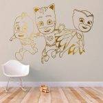 PJ Masks Wall Decal - Gold Foil