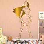 Pocahontas Wall Decal - Gold Foil