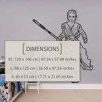 Rey Wall Sticker - Dimensions