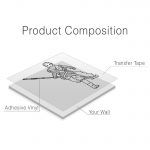 Rey Wall Sticker - Product Composition