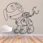 Robot Dog Wall Sticker