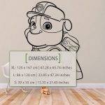 Rubble Wall Sticker - Dimensions