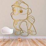 Rubble Wall Sticker - Gold Foil