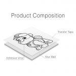 Rubble Wall Sticker - Product Composition