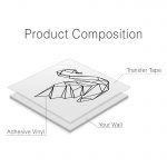 Swan Geometric Wall Decal - Product Composition