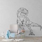 T-Rex Geometric Wall Decal