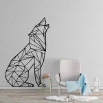 Wolf Geometric Wall Decal