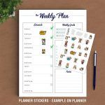 Cute Dogs Mockup Stickers Planner