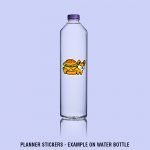 Cute Dogs Mockup Stickers Water Bottle