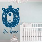 Bear Be Brave Wall Decal