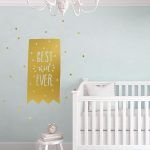 Best Kid Ever Wall Sticker - Gold Foil