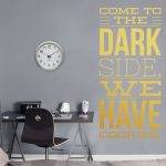 Come to the Dark Side Wall Decal - Gold Foil