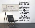 Educate Wall Decal - Dimensions
