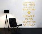 Educate Wall Decal - Gold Foil