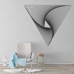 Infinite Triangle Geometric Wall Decal