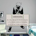 Kakashi Hatake Wall Decal - Dimensions