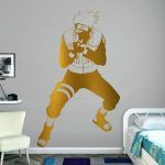 Kakashi Hatake Wall Decal - Gold Foil
