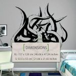 Kurama Wall Sticker - Dimensions