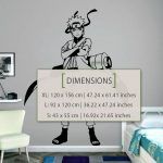 Naruto Uzumaki Sennin Wall Decal - Dimensions
