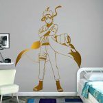 Naruto Uzumaki Sennin Wall Decal - Gold Foil