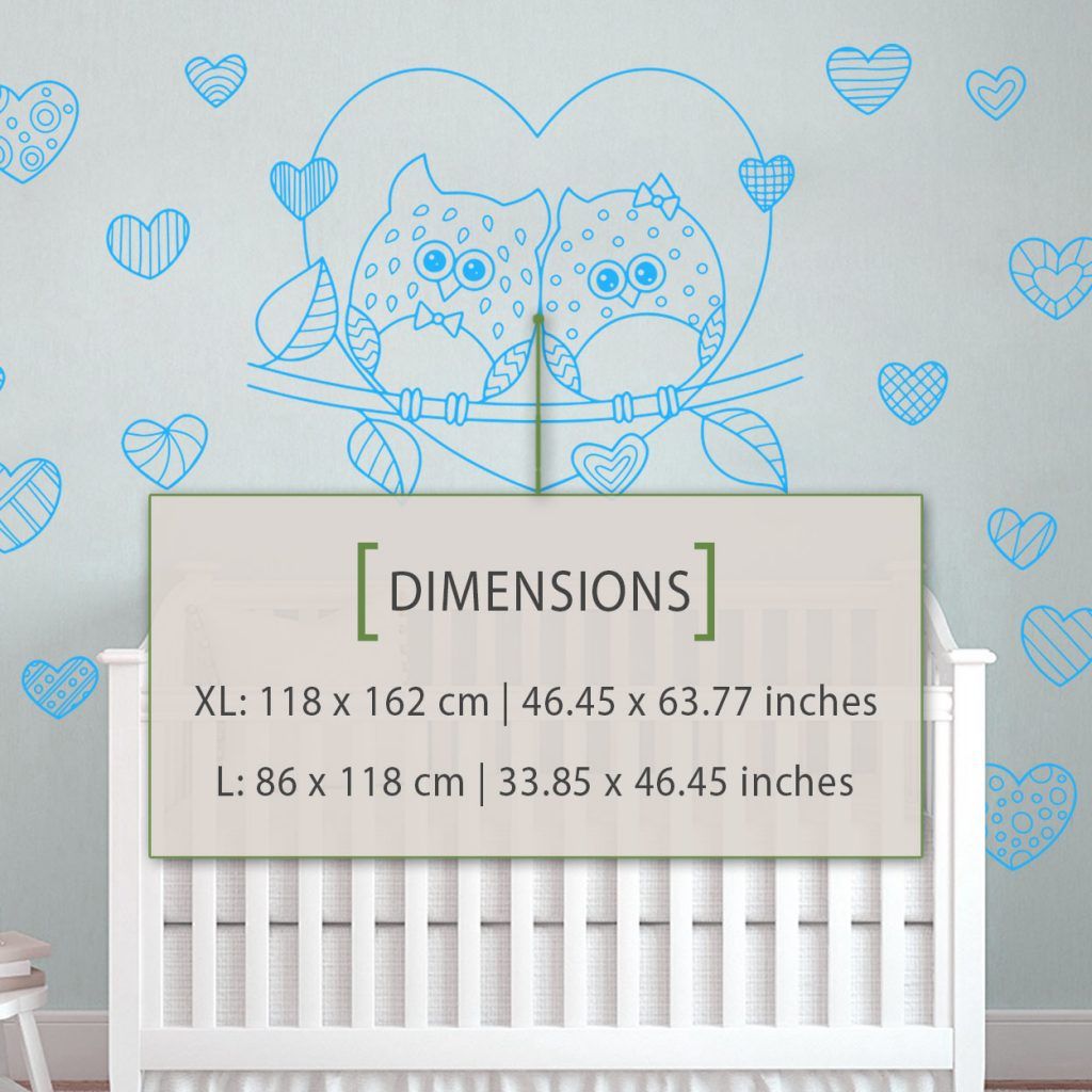 Owls Family Wall Decal - Kuarki - Lifestyle Solutions
