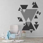 Triangles Mid Century Wall Decal