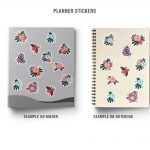 Flowers Mockup Stickers Binder