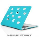 4 Pack Scandinavian Animals Mockup Stickers Laptop