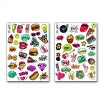 0 Pop Art Pack Mockup Stickers Pack