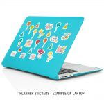 4 Birthday Party Pack Mockup Stickers Laptop