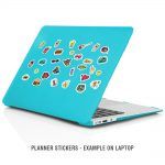 4 Pop Art Pack Mockup Stickers Laptop