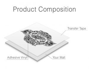 Celtic Wall Art Decal - Composition