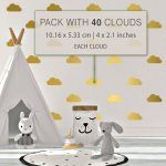 Clouds Wall Decal - Dimensions