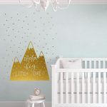 Dream Big Little One Wall Decal - Gold Foil